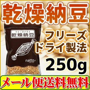 乾燥納豆250ｇ フリーズドライ納豆 メール便送料無料