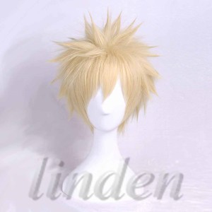 [linden] 僕のヒーローアカデミア  ヒロアカ  爆豪 勝己 ばくごう かつき かっちゃん 風 ウイッグ 耐熱 かつら コスプレ アニメ イベント