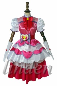 [linden] HuGっと!プリキュア キュアマシェリ 愛崎えみる　あいさきえみる 風　コスプレ　コスチューム 仮装 cosplay