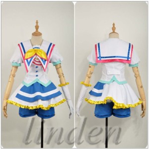 [linden] ラブライブ!R 初期 青空Jumping Heart 覚醒後 国木田 花丸 風 コスプレ衣装 着物 LoveLive! コスチューム 仮装