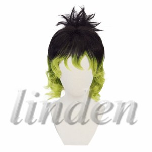 [linden] 鬼滅の刃【非公式/二次創作】 妓夫太郎 ぎゅうたろう 十二鬼月 上弦の陸 ウイッグ 耐熱 かつら コスプレ イベント