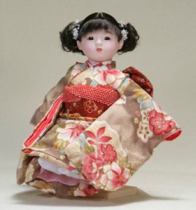 日本のおみやげ お土産 市松人形 日本人形　13号瞳