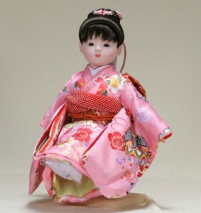 日本のおみやげ お土産 市松人形 日本人形　10号遊
