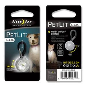 プラッツ ナイトアイズ ペットリット ジュエルホワイト NITE IZE ＰＥＴＬＩＴ