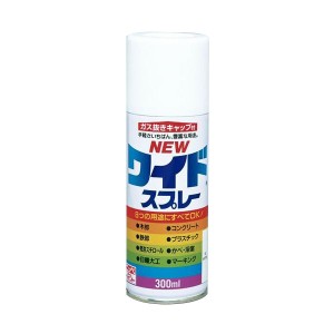 ニッペ　ホームペイント　ニューワイドスプレー　300ml　12本入　01・ホワイト【送料無料】（同梱・代引不可）