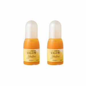 宝石の雫 パジコ UVレジン用着色剤 10ml 2本セット Yellow イエロー 403037 PADICO 定形外郵便【送料無料】