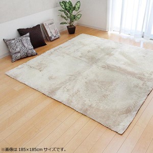 ラグ カーペット 『ラルジュ』 アイボリー 約200×300cm(ホットカーペット対応) 3959139【メーカー直送】代引き・銀行振込前払い・同梱不