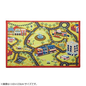 デスクカーペット ルームマット 『ロード』  110×133cm 4726829【メーカー直送】代引き・銀行振込前払い・同梱不可