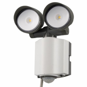 OHM LEDセンサーライト 2灯 RL165Y2【メーカー直送】代引き・銀行振込前払い・同梱不可