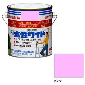 ニッペホームペイント 水性フレッシュワイド 12 ピンク 0.7L |b03