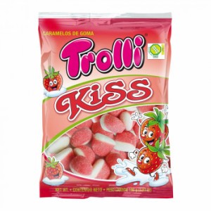 Trolli(トローリ) ストロベリーキス 100g×12個セット【メーカー直送】代引き・銀行振込前払い・同梱不可