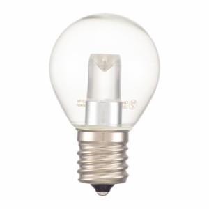OHM LEDサイン球装飾用 S35/E17/1.2W/55lm/クリア電球色 LDS1L-H-E17 13C【メーカー直送】代引き・銀行振込前払い・同梱不可