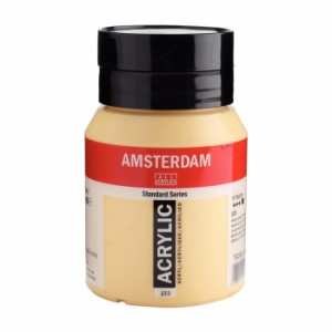 AMSTERDAM アムステルダム アクリリックカラー500ml ネープルスイエローディープ223 474896 |b03