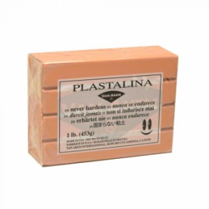 MODELING CLAY(モデリングクレイ) PLASTALINA(プラスタリーナ) 粘土 ベージュ 1Pound 3個セット |b03