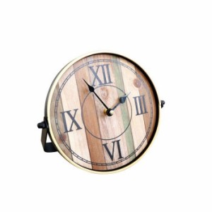 かわ畑 北欧 ナチュラル カントリー 置時計 1909KFM001【送料無料】（同梱・代引不可）