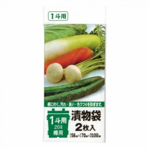 ジャパックス 漬物袋 1斗用(20L) 透明 2枚×10冊×12袋 TK02【メーカー直送】代引き・銀行振込前払い・同梱不可