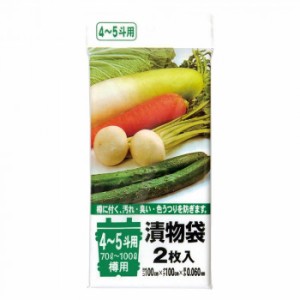 ジャパックス 漬物袋 4〜5斗用(70L〜100L) 透明 2枚×10冊×6袋 TK05 |b03