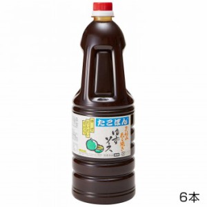 和泉食品　パロマゆずソース　たこぽん　(濃厚)　1.8L(6本)【送料無料】（同梱不可）