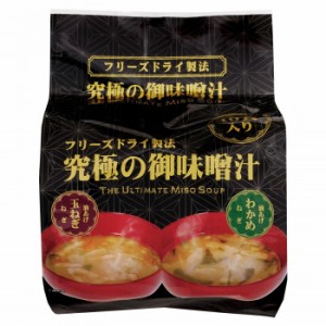 味の坊　究極の御味噌汁　玉ねぎ・わかめ　10食　12個セット【メーカー直送】代引き・銀行振込前払い・同梱不可