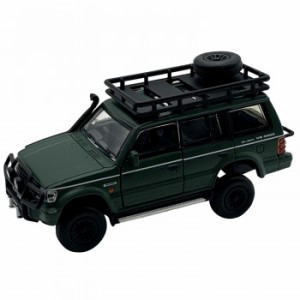 ビーエムクリエイションズ 三菱 パジェロ 2nd Gen マットグリーン Jungle pack 右ハンドル 1/64スケール BM64B0044 |b03