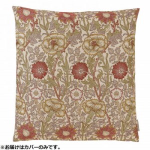 川島織物セルコン Morris Design Studio ピンクアンドローズ 座布団カバー 55×59cm LL1718 P ピンク |b03