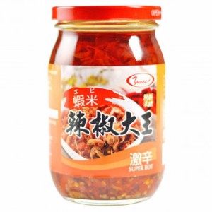 友盛蝦米辣椒大王 エビ入り激辛口唐辛子味噌 台湾産 410g×24本 210239