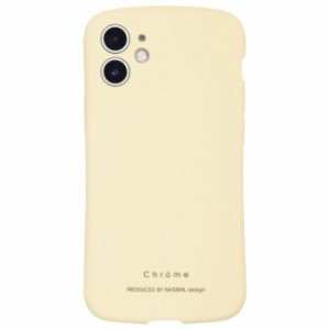 送料無料 2500円Chrome iPhone12専用背面型スマホケース クリーム iP20_61-CH05 |b03