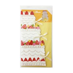 デコレーションアルバム L66 025 ショートケーキ 飾ってかわいいケーキ型立体アルバム の通販はau Wowma ワウマ ｄｉｊ ｍｉｃ 商品ロットナンバー