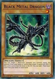 遊戯王 LDS1-EN008 黒鋼竜/Black Metal Dragon EU 1st