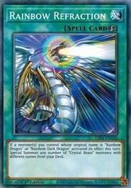 遊戯王 LDS1-EN110 オーバー・ザ・レインボー/Rainbow Refraction EU 1st