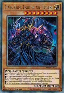 遊戯王 英語(EU版) MP22-EN013 光天のマハー・ヴァイロ/Maha Vailo, Light of the Heavens (レア) 2022 Tin