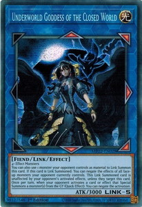 thumbnail image 2 of Yu-Gi-Oh! Underworld Goddess Of The Closed World MP22-EN028 – Secret Rare, 1st Edition, English, Near Mint 2 of 5