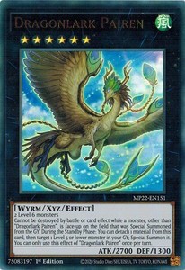 遊戯王 英語(EU版) MP22-EN151 告天子竜パイレン/Dragonlark Pairen (ウルトラレア） 2022 Tin