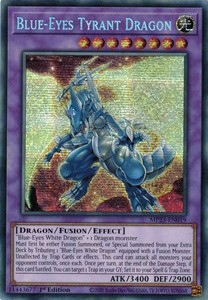 ブルーアイズ・タイラント・ドラゴン/Blue-Eyes Tyrant Dragon (プリズマティックシークレットレア) MP23-EN019 遊戯王 英語(EU版)
