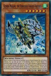 遊戯王 PHRA-EN022 機巧牙−御神尊真神/Gizmek Makami, the Ferocious Fanged Fortress (スーパーレア） EU 1st