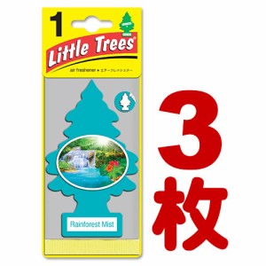 メール便送料込!! 【188】LITTLE TREE レインフォレスト ミスト 3枚セット