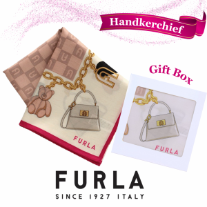 フルラ FURLA ハンカチ ギフト バッグチャーム ピンク 海外ブランド 女性 プレゼント 母の日 誕生日 お礼 お返し お祝い ギフトラッピン