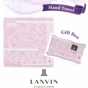 ランバン LANVIN タオルハンカチ ギフト ピンク 高級海外レディースブランド 女性 プレゼント 誕生日 お礼 お返し お祝い ギフトラッピン