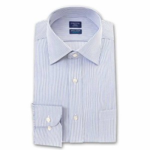 CHOYA SHIRT FACTORY スリムフィット アポロコット 長袖 ワイシャツ 形態安定 【CFD832-455】 