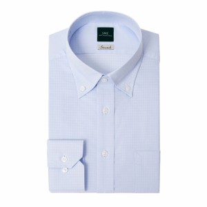 ワイシャツ 長袖 メンズ 形態安定 吸水速乾 ストレッチ ブルードビー ボタンダウン SHIRT M【CMD771-250】