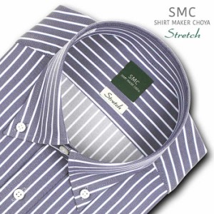 SHIRT MAKER CHOYA Stretch 長袖 ワイシャツ メンズ 春夏秋冬 形態安定 【CMD931-455】