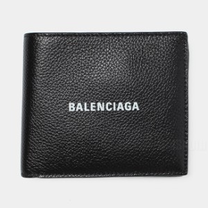 BALENCIAGA バレンシアガ 二つ折り 財布 CASH SQUARE FOLDED COIN WALLET キャッシュスクエアフォールデッドコインウォレット メンズ レ