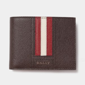 BALLY バリー メンズ 財布 ブラウン ロゴ 折りたたみ財布 TEVYE 二つ折り財布 SBL6230135589878F241