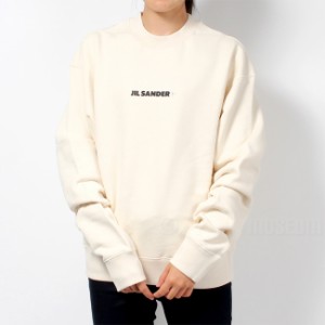 JIL SANDER ジルサンダー スウェット 長袖 Logo Sweatshirt ロゴスウェットショート レディース コットン J40GU0001J20010