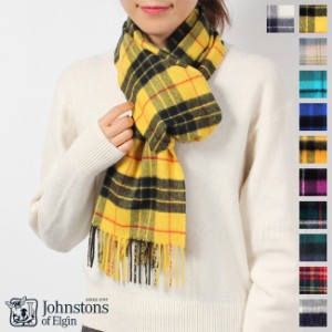 ジョンストンズ Johnstons カシミア チェックストール マフラー Cashmere Tartans Stole WA16