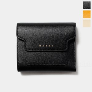 MARNI マルニ 二つ折り財布 ウォレット サフィアーノレザー製 レディース PFMO0052U2LV520