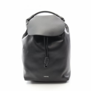 ロエベ LOEWE フラメンコ リュックサック バックパック バッグ レザー メンズ ブラック系 B411FLKX011100 【新品】