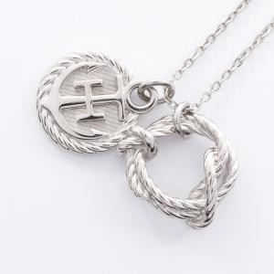 エルメス HERMES コルダージュ ロープ ネックレス ジュエリー ステンレススチール レディース シルバー系 【中古】