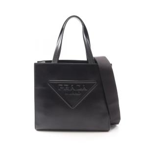 PRADA プラダ ナイロン ロゴプレート トートバッグ グリーン