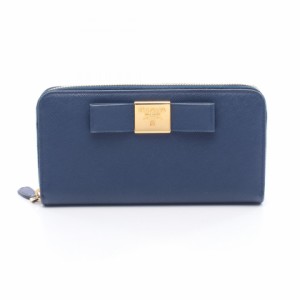 美品⭐ プラダ PRADA 長財布 ターコイズブルー 青 かぶせ型 PRADA プラダ 長財布 ターコイズブルー - メルカリ